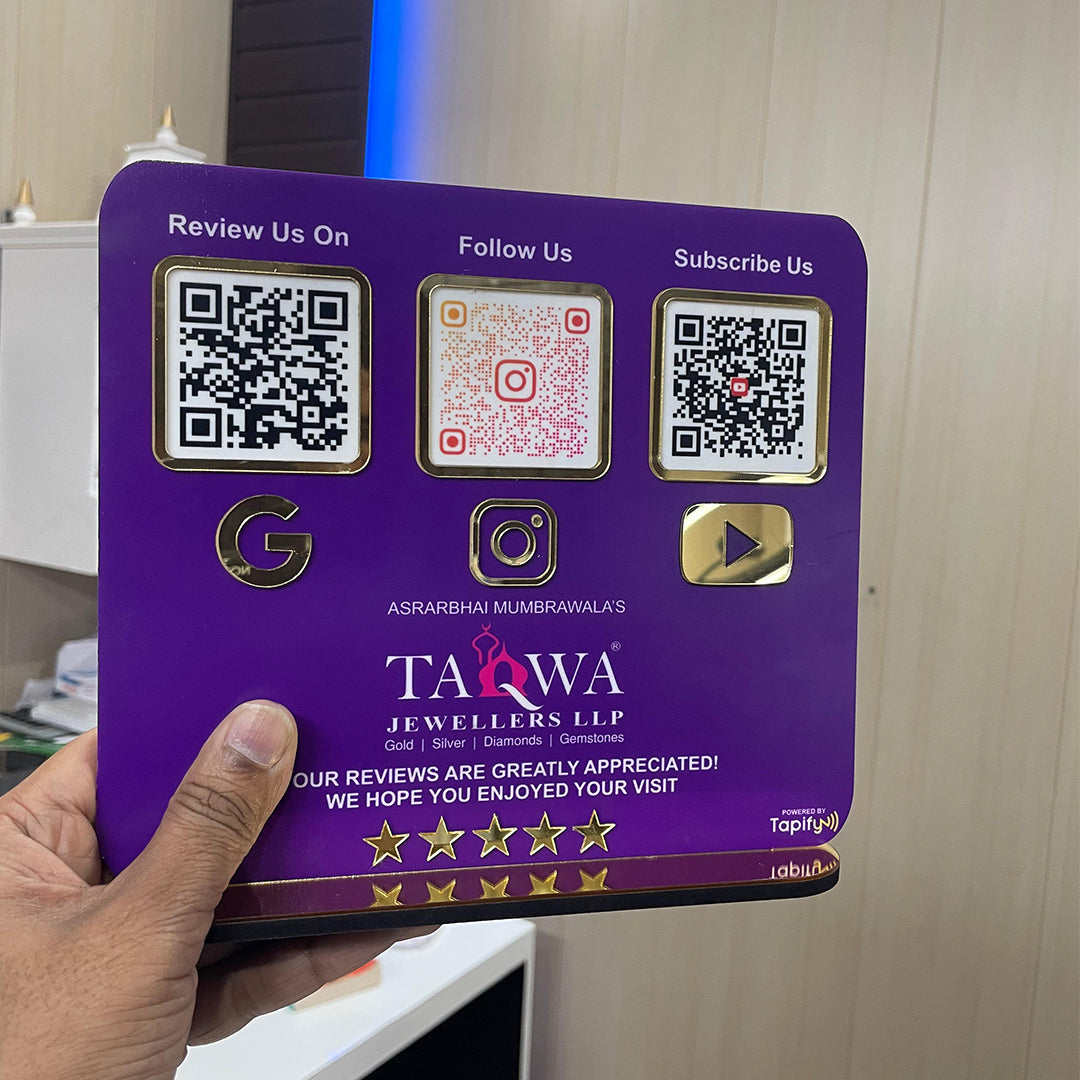 Smart NFC 3-in-1 Table Top Standee - Icon Edition