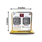 Premium - Smart NFC 2-in-1 Table Top Standee - Text Edition