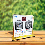 Premium - Smart NFC 2-in-1 Table Top Standee - Text Edition