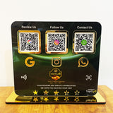 Smart NFC 3-in-1 Table Top Standee - Custom Background Edition
