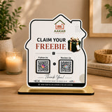 Home Shaped - Premium Smart NFC 2-in-1 Standee - For Home Decor