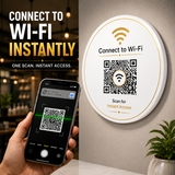 Wi-FI QR Plate - Scan to Connect