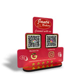 Cake Shape Smart NFC 2-in-1 Table Top Standee