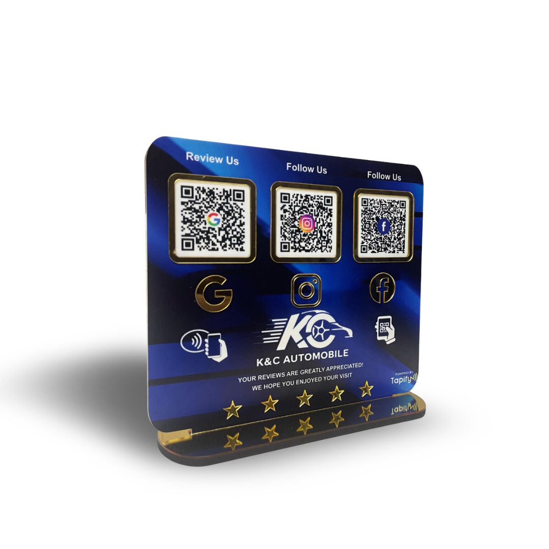 Smart NFC 3-in-1 Table Top Standee - Icon Edition