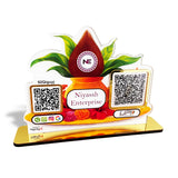 Smart NFC All-In-One + UPI Tabletop Standee For Kalash Shape