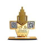 Acrylic Logo Cutout Smart NFC 2-in-1 Table Top Standee