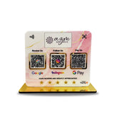 Smart NFC 3-in-1 Table Top Standee - Marble Theme - II