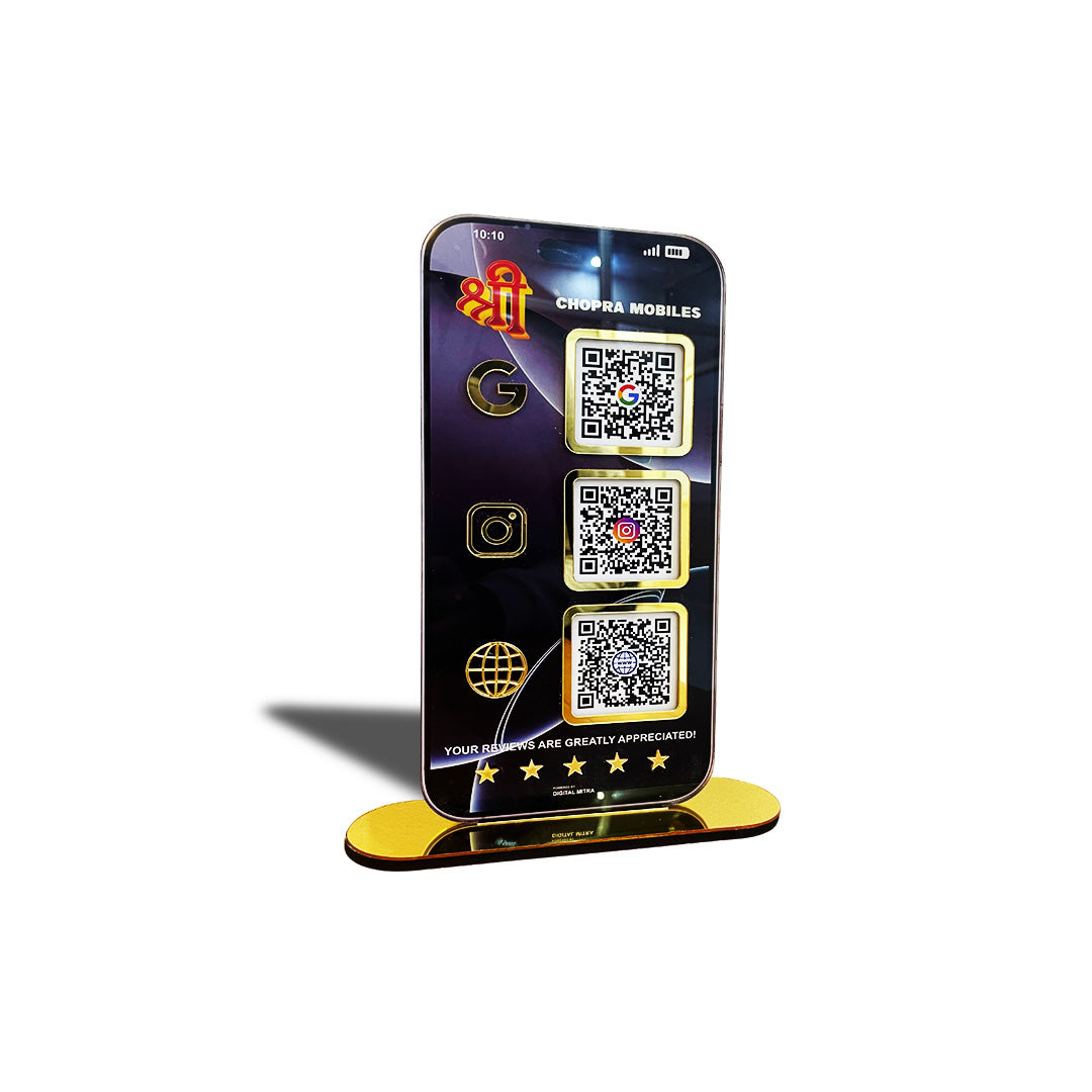 iPhone Mobile Shape Smart NFC 3-in-1 Tabletop Standee II