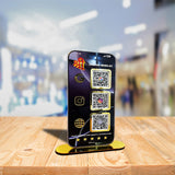 iPhone Mobile Shape Smart NFC 3-in-1 Tabletop Standee II