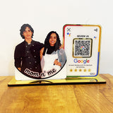 Your Custom Cutout Smart NFC - Premium  1QR Tabletop Standee-III