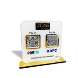 Smart 2-in-1 Table Top Standee - Text Edition - For Payments (Without NFC)