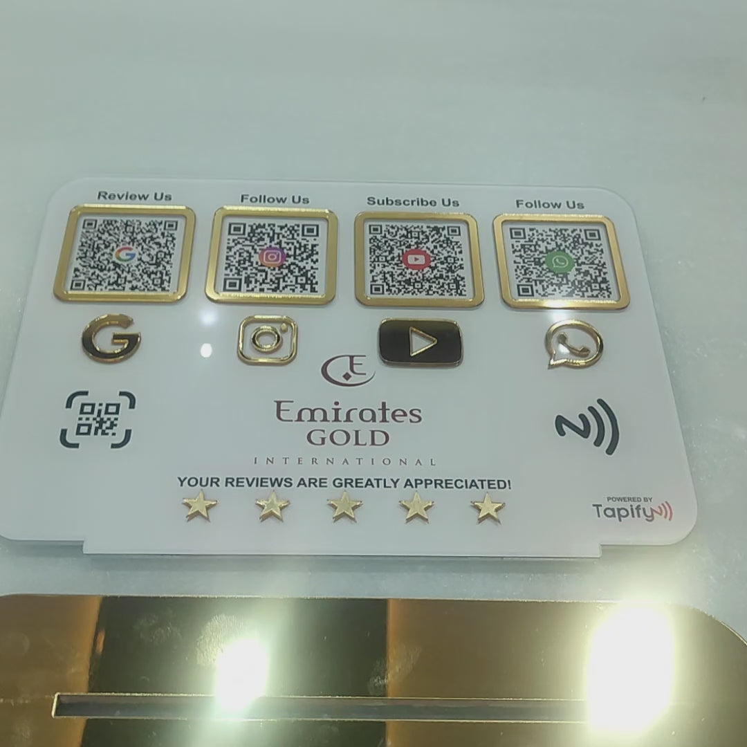 Smart NFC 4-in-1 Table Top Standee - Icon Edition
