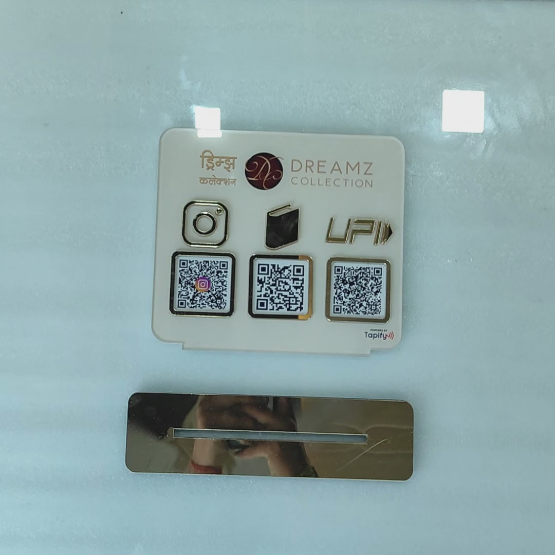 Unique Smart NFC 3-in-1 Table Top Standee - Icon Edition