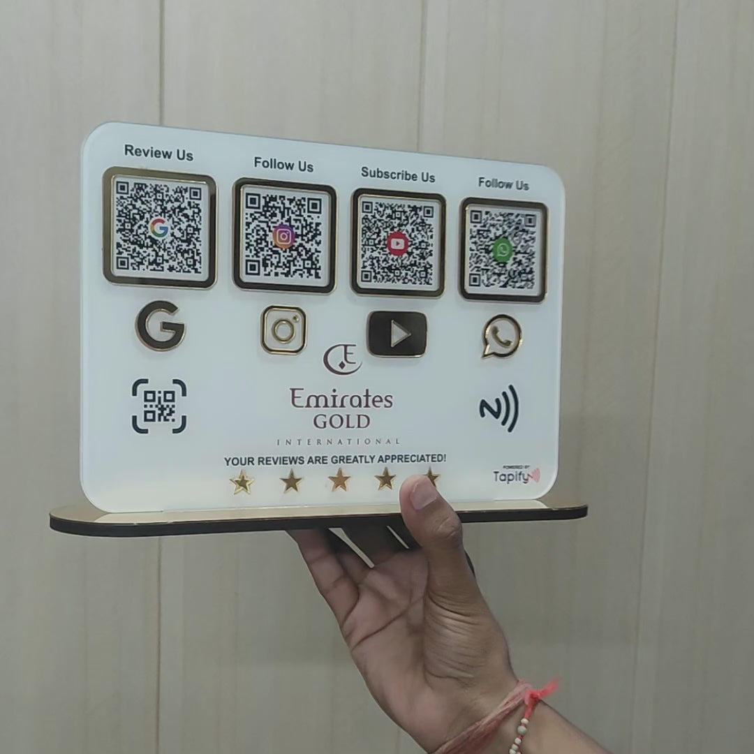 Smart NFC 4-in-1 Table Top Standee - Icon Edition