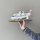 Aeroplane Shaped Smart NFC 3-in-1 Tabletop Standee