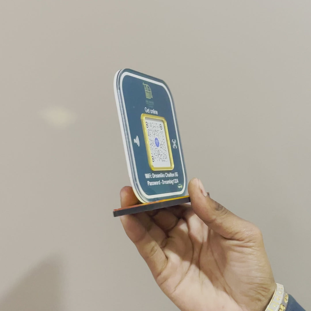 Tapify Mini Smart NFC – Wifi QR Standee