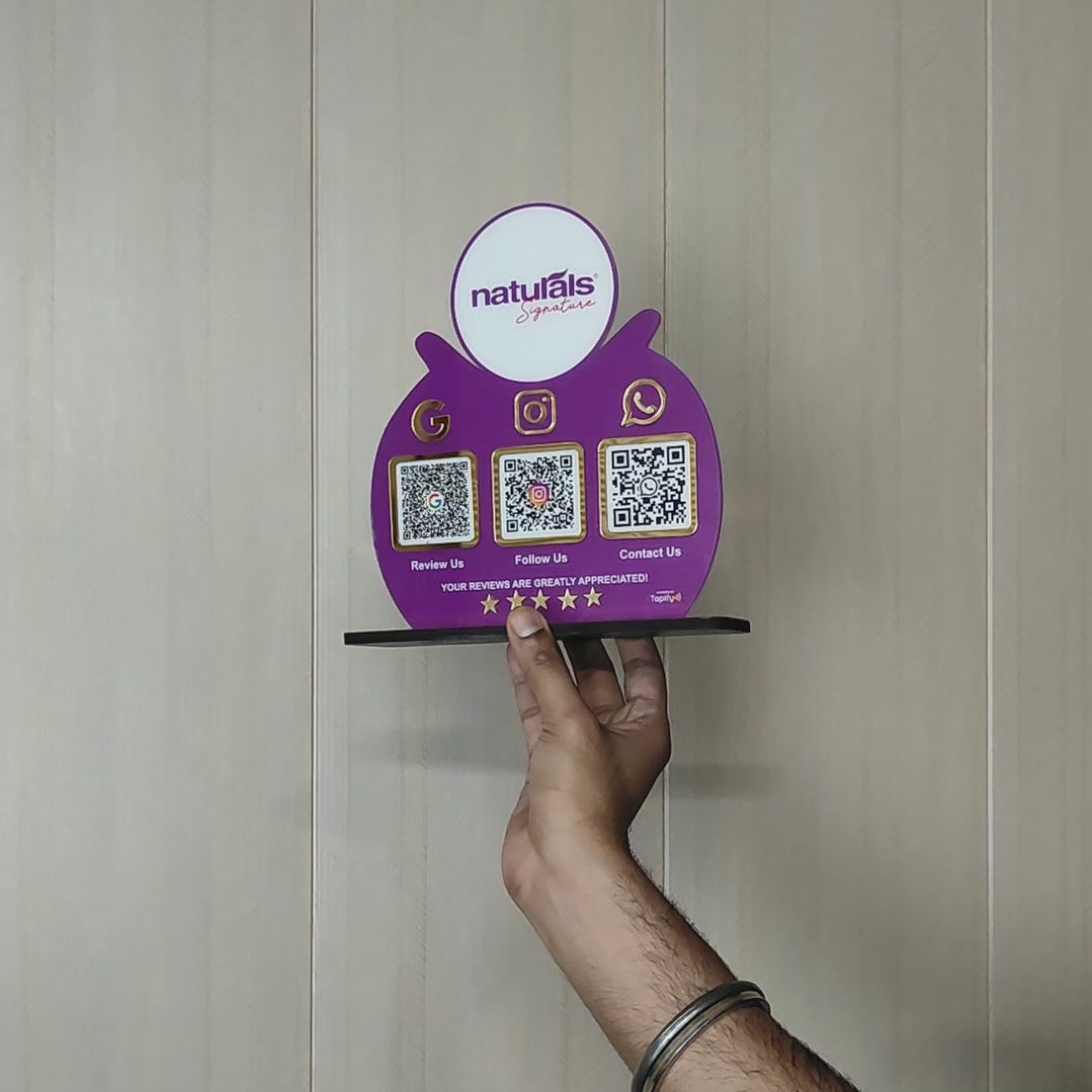 RoundTop - Smart NFC 3-in-1 Tabletop Standee