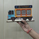 Truck Shaped Smart NFC 3-in-1 Tabletop Standee