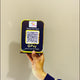 Premium  Big Size Smart NFC 1 QR Table Top Standee | Black Colour