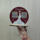 Circle Shape Smart NFC 2-in-1 Table Top Standee