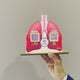 Lungs Shaped Smart NFC 2-in-1 Standee