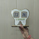 Dental Tooth Shaped Smart NFC 2-in-1 Standee - For Dentists