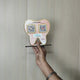 Dental Tooth Shaped Smart NFC 2-in-1 Standee - For Dentists - Marble Theme