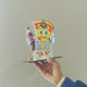 Pizza Shaped Smart NFC 2-in-1 Table Top Standee