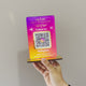 Smart NFC 1 QR Table Top Standee – Instagram Theme