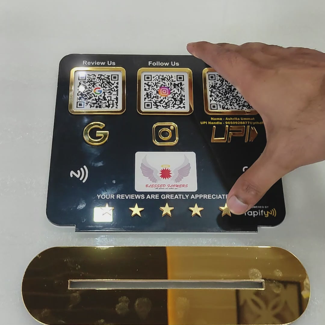 Smart NFC 3-in-1 Table Top Standee - Icon Edition