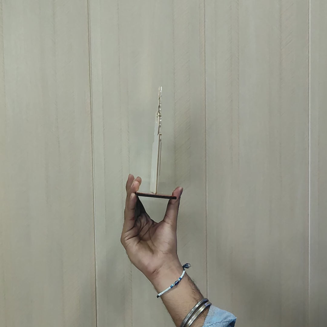 Eco Ride Logo Cutout Edition - Smart NFC 2-in-1 Table Top Standee