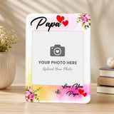 Personalized Dad Photo Frame – Custom Acrylic Gift for Father & Son/Daughter