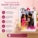 Personalized Dad Photo Frame – Custom Acrylic Gift for Father & Son/Daughter