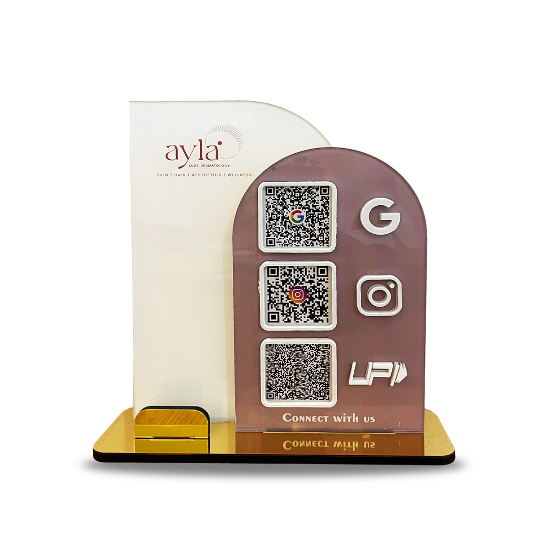 Premium Arch Shaped Smart NFC 3-in-1 in Cutout ( With card Holder )