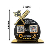 Smart NFC 2-in-1 Tabletop Standee For Salons & Beauty Parlours