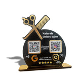 Smart NFC 2-in-1 Tabletop Standee For Salons & Beauty Parlours