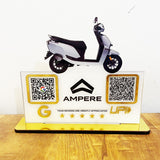 Scooty Cutout Edition - Smart NFC 2-in-1 Table Top Standee - Google, UPI-II