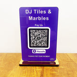 Smart 1 QR Table Top Standee – PhonePe Theme (Without NFC)