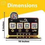 Sports Logo Cutout Shaped Smart NFC 4-in-1 Tabletop Standee