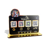 Sports Logo Cutout Shaped Smart NFC 4-in-1 Tabletop Standee