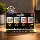 Sports Logo Cutout Shaped Smart NFC 4-in-1 Tabletop Standee