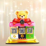 Teddy Cutout Gift Shaped - Smart NFC 3-in-1 Table Top Standee