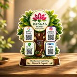 Tree Shaped Smart NFC 4-in-1 Table top Standee - II