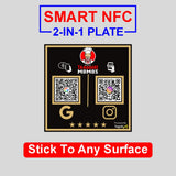 Smart NFC 2-in-1 Plate | Stick To Any Surface | Without Stand