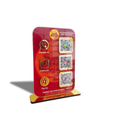 Smart NFC 3-in-1 Standee | Custom Background | Portrait Style