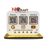 Logo Cutout Edition Shaped - Smart NFC 3-in-1 Table Top Standee - Logo Cutout - III