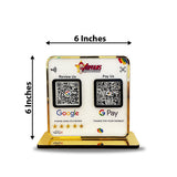 Premium Smart NFC 2-in-1 Table Top Standee - Google, GPay