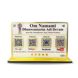Premium Smart NFC 4-in-1 Table Top Standee - Google, Instagram, Facebook, Youtube