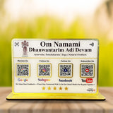 Premium Smart NFC 4-in-1 Table Top Standee - Google, Instagram, Facebook, Youtube