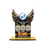 Wings Shaped - Smart NFC 3-in-1-Tabletop Standee | For - Dance Studio